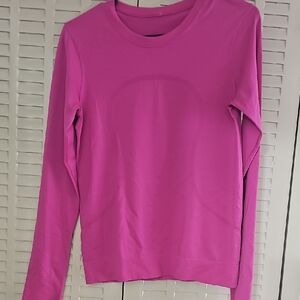 Lululemon Athletica Vibrant Pink Long Sleeve Tee